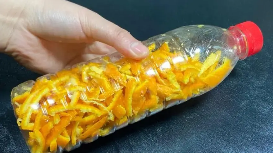 What is the effect of orange peel stuffed into mineral water bottle that everyone who knows praises as wonderful-2