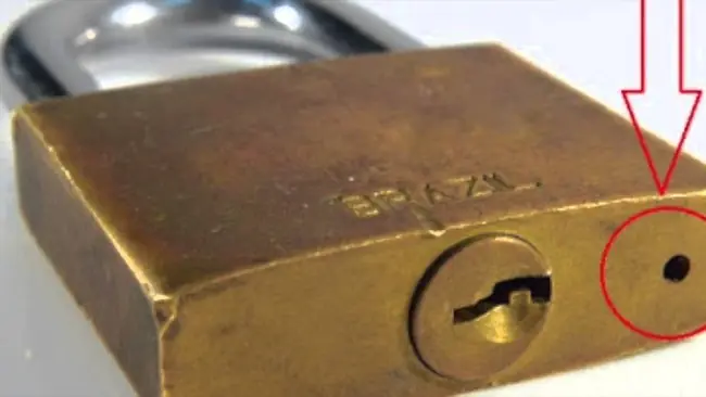 Fact: Every lock has a tiny hole. What is it for? - Photo 1.