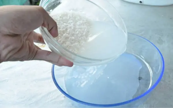 Don't throw away rice water