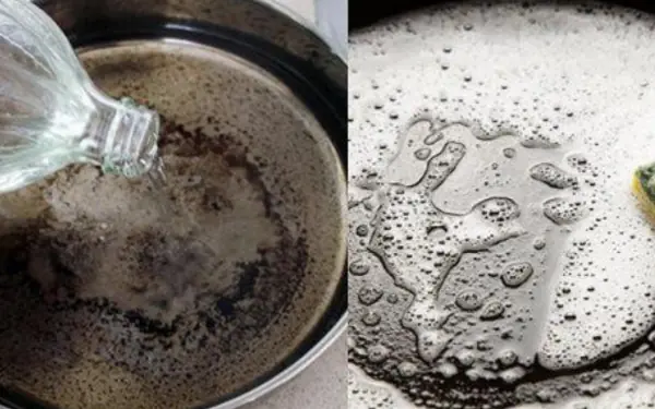 Burnt stains on pots can make any kitchen look messy
