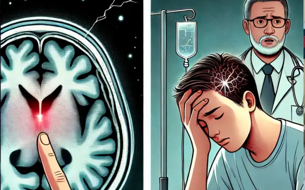 19 years old had a stroke after a headache