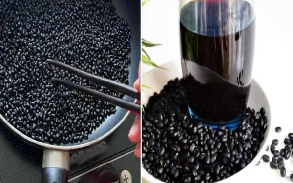 There are 2 golden times of the day to drink roasted black bean water