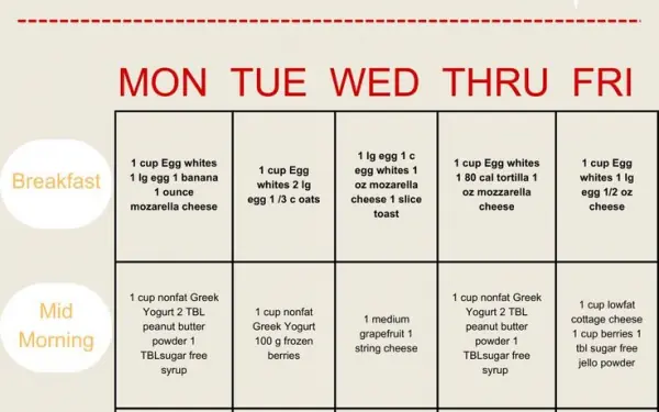 1200 calorie, high protein - low card - low fat.