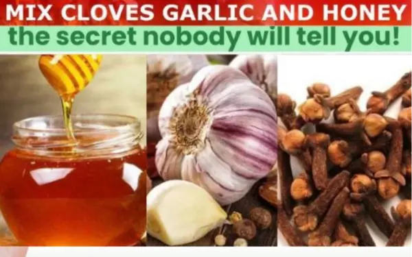 Mix Cloves, Garlic, and Honey