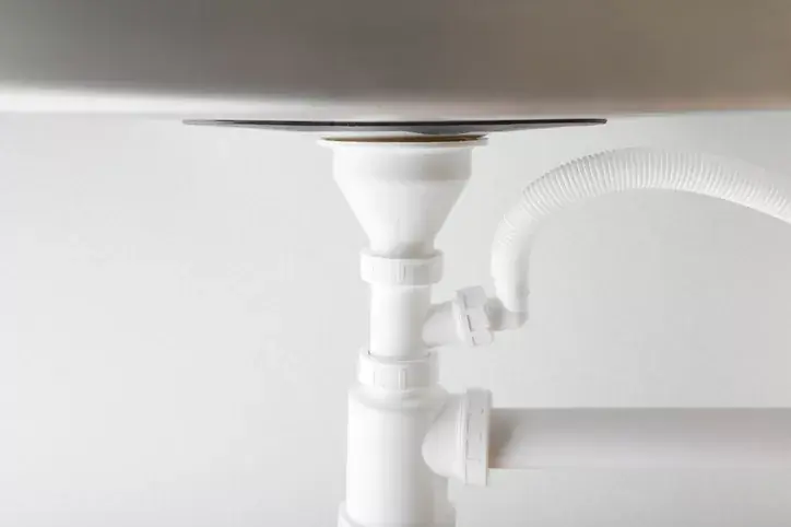 Plumbing, pipes, drain, and hose for dishwasher or washing machine.
