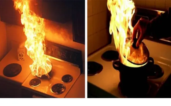 Burnt Oil Smell in the Pan While Cooking?