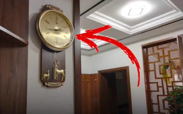 Do not hang a clock in these three places