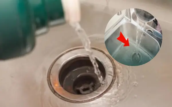 Why shouldn't you pour hot water into the sink?