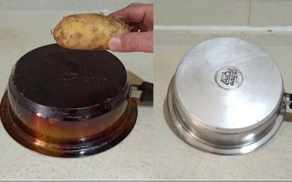 Don’t throw it in the trash: this way you can make a burnt pot look like new