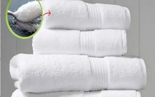 Only 1 tablespoon in the washing machine is enough for white and spotless laundry