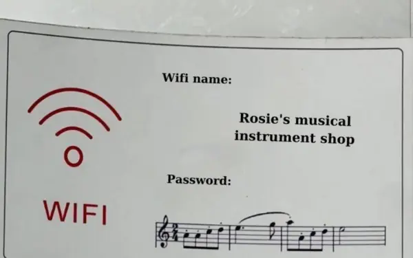Asking for the wifi password is such a headache