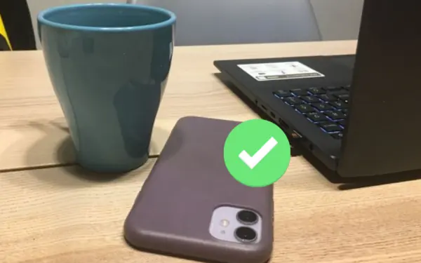 Why do we have to leave our phone face down