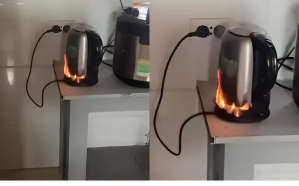 Using an electric kettle to boil water