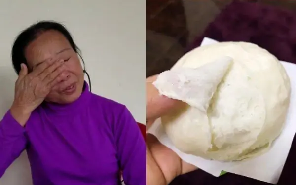 She was upset seeing what was inside...