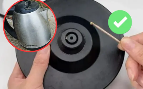 Stick a toothpick in a kettle