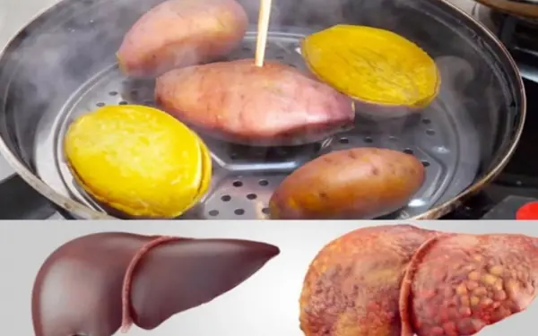 Eating steamed sweet potatoes every day