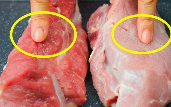 When going to the market, is it correct to buy red meat or light meat?