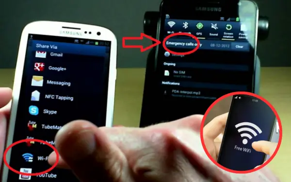 Smartphones have 1 mode: Turn on Wifi without password