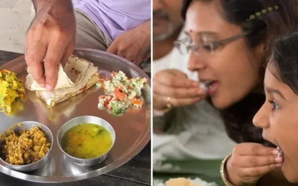 Why do Indians have to eat 100% with their right hand