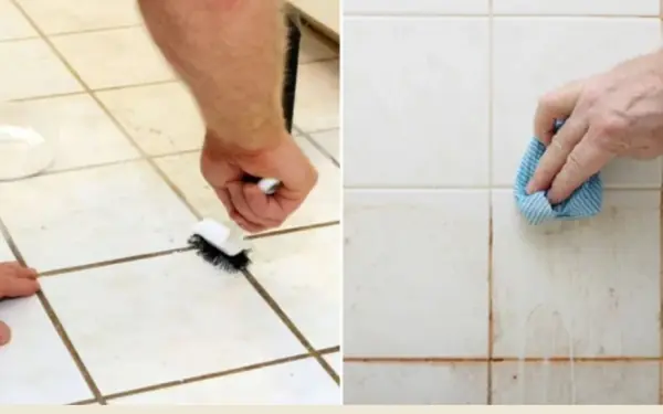 Tips to clean bathroom tile grout without using chemicals