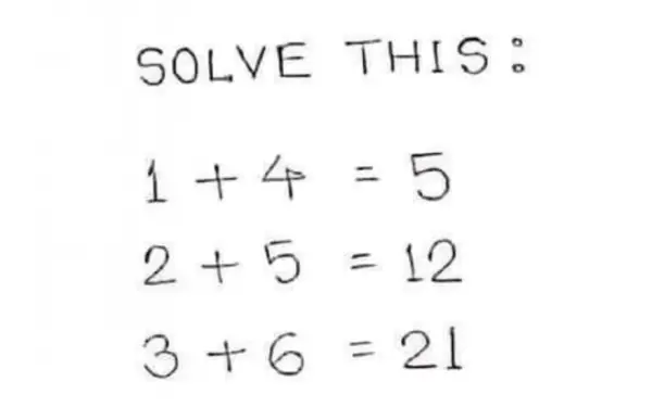 Can you solve this test
