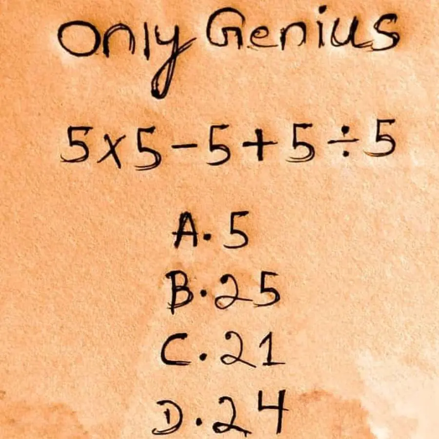Math Busted Only a genius can solve this math problem