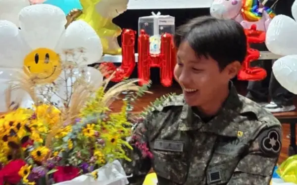 BTS’s J-Hope completes military service and celebrates with a surprise discharge party