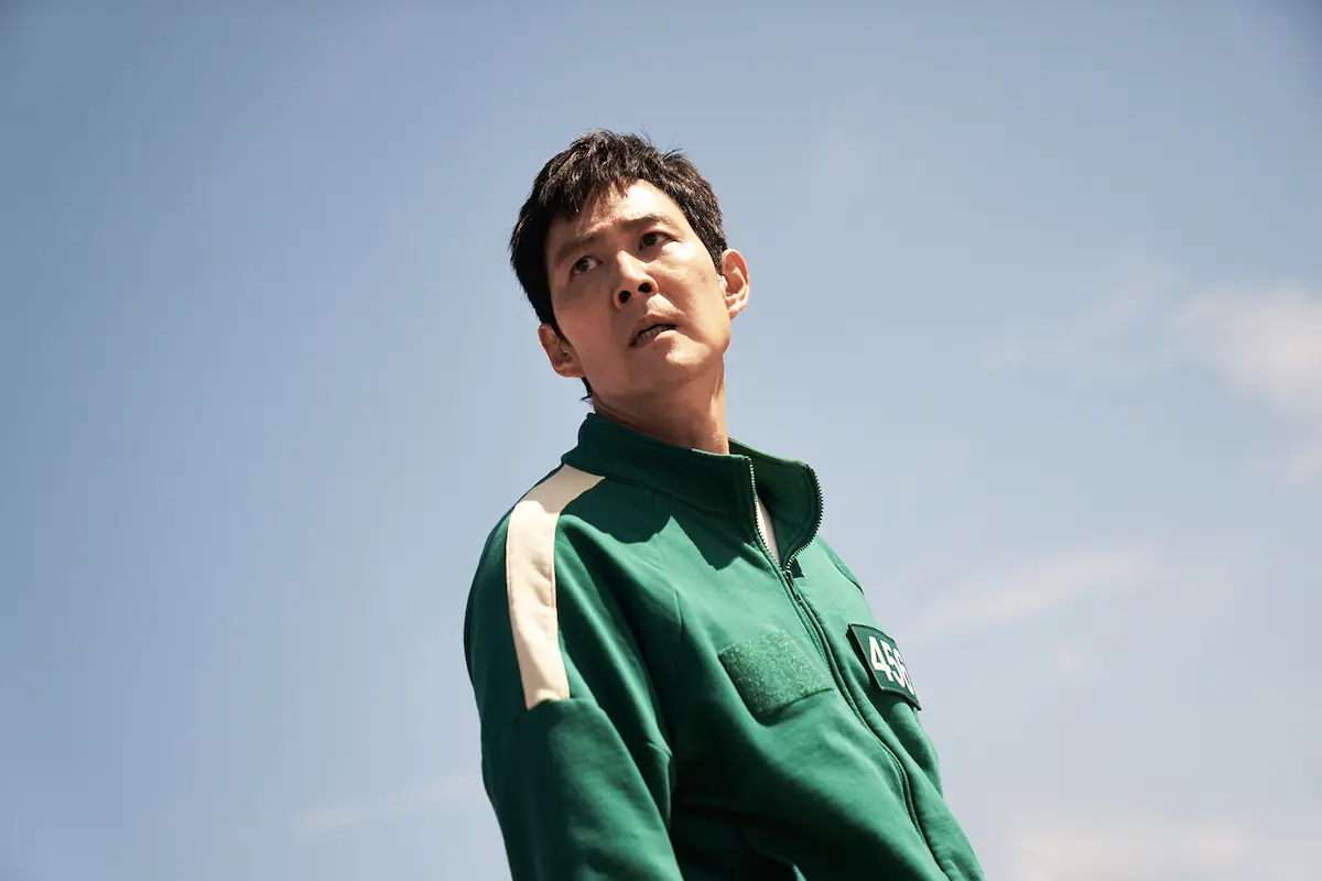 Lee Jung-jae as Seong Gi-hun wears a green tracksuit in Season 2 of ‘Squid Game’