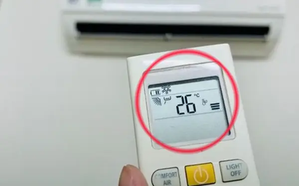 Why shouldn’t you set the air conditioner to 26°C at night?
