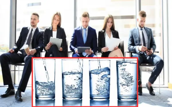 Question: There are 5 judges interviewing but only 4 glasses of water, so how do you solve this problem?