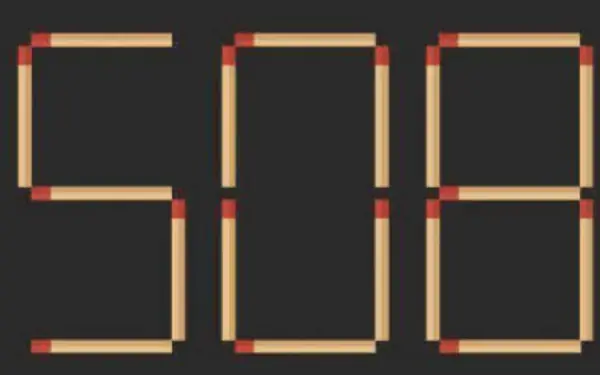 Move 2 matchsticks to get the biggest number