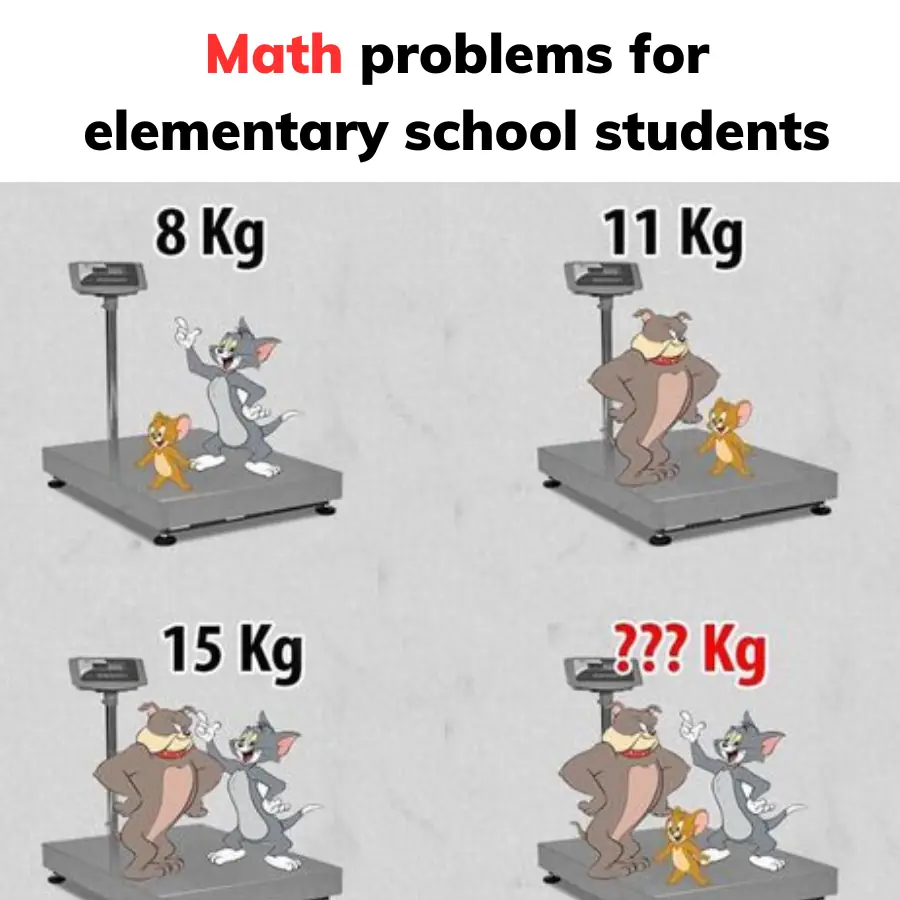 Math problems for elementary school students