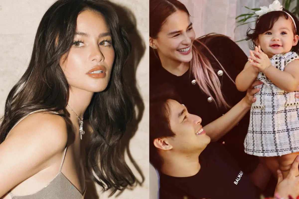 Elisse Joson on ‘healed’ relationship with McCoy de Leon(From left) Elisse Joson and McCoy de Leon with their daughter Felize. Images: Instagram/@elissejosonn