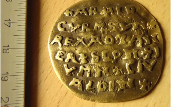 Mysterious Golden Curmsun Disc And Its Connection To King Harald Bluetooth And The Legendary Jomsvikings