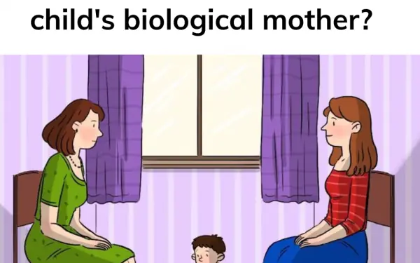 Which of these two women is the child's biological mother?