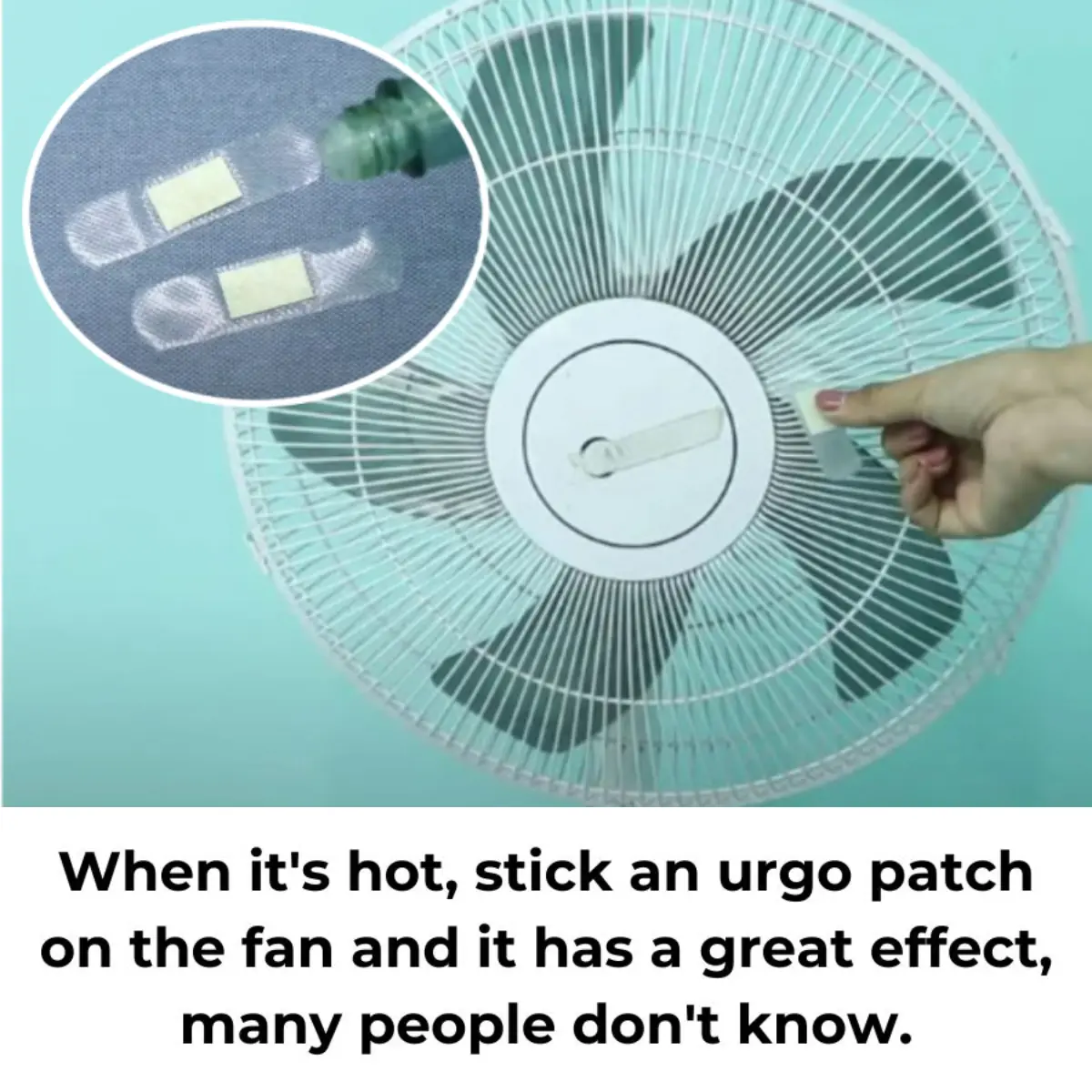 Stick a piece of urgo