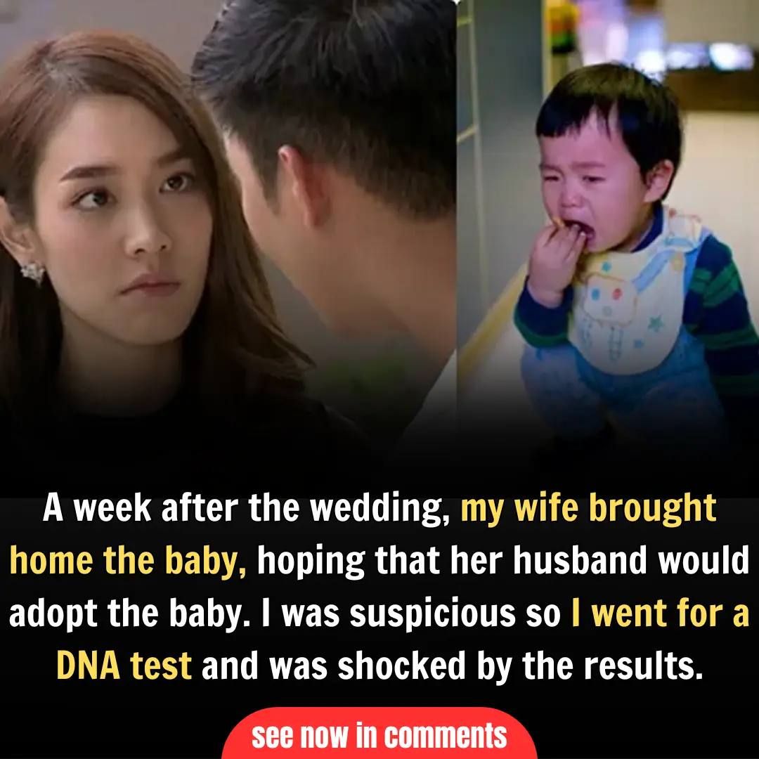 Husband takes DNA test when wife brings home strange baby