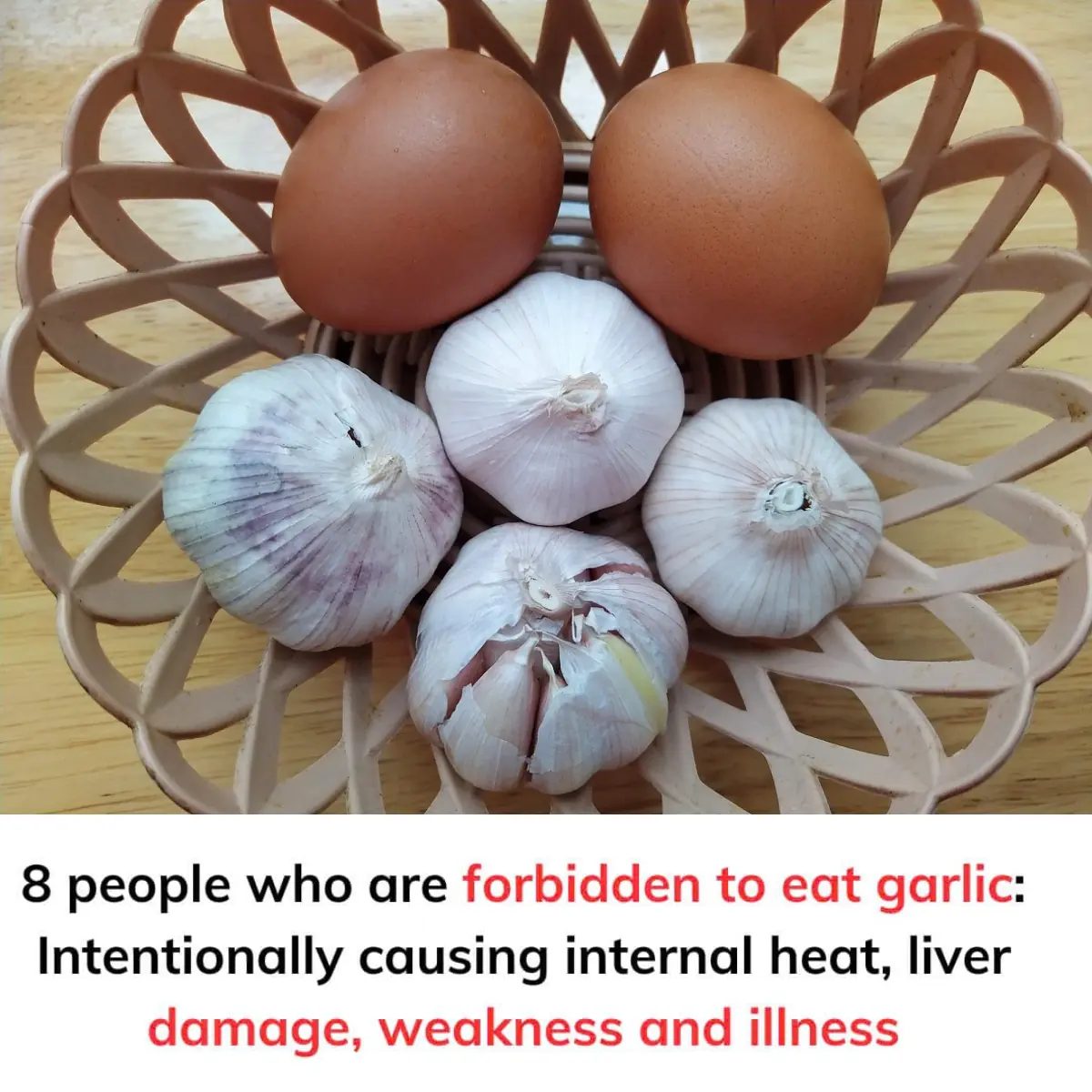 8 people who are forbidden to eat garlic