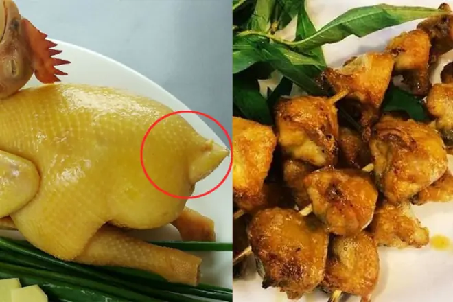 3 parts in pigs and chickens often contain lym.ph nodes, so be cautious when eating to avoid getting sick