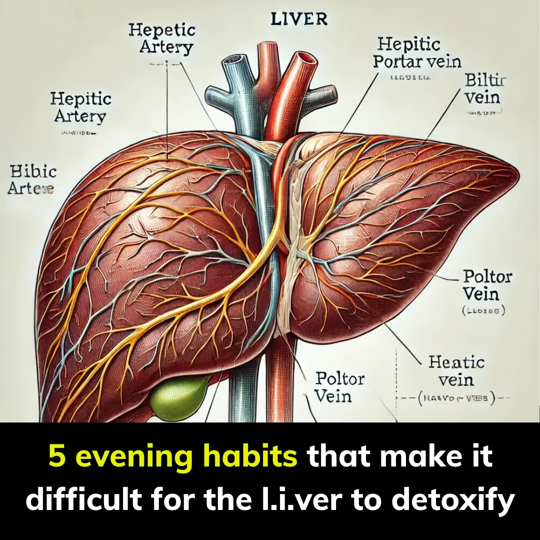 5 evening habits that make it difficult for the liver to detoxify