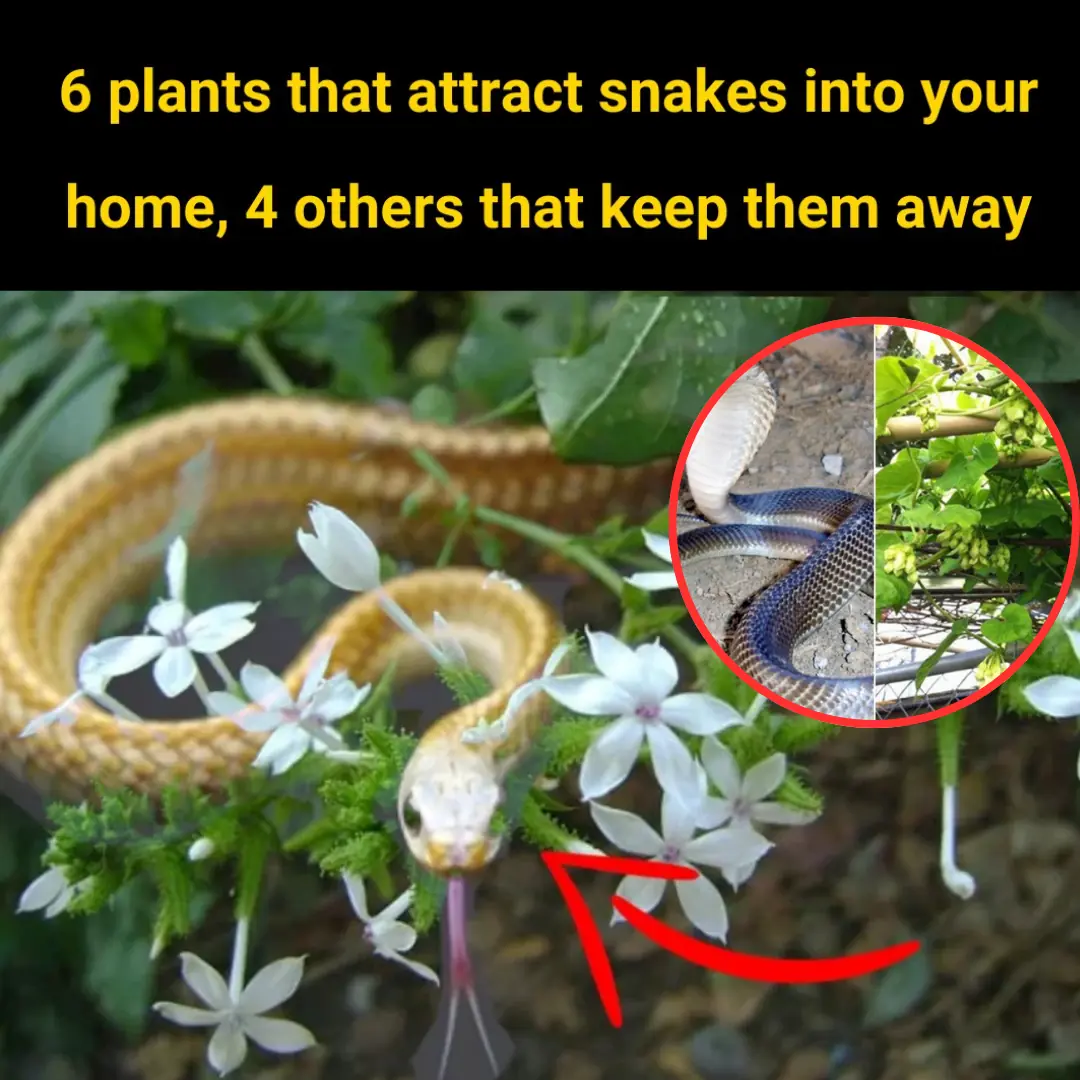 6 plants that attract snakes into your home