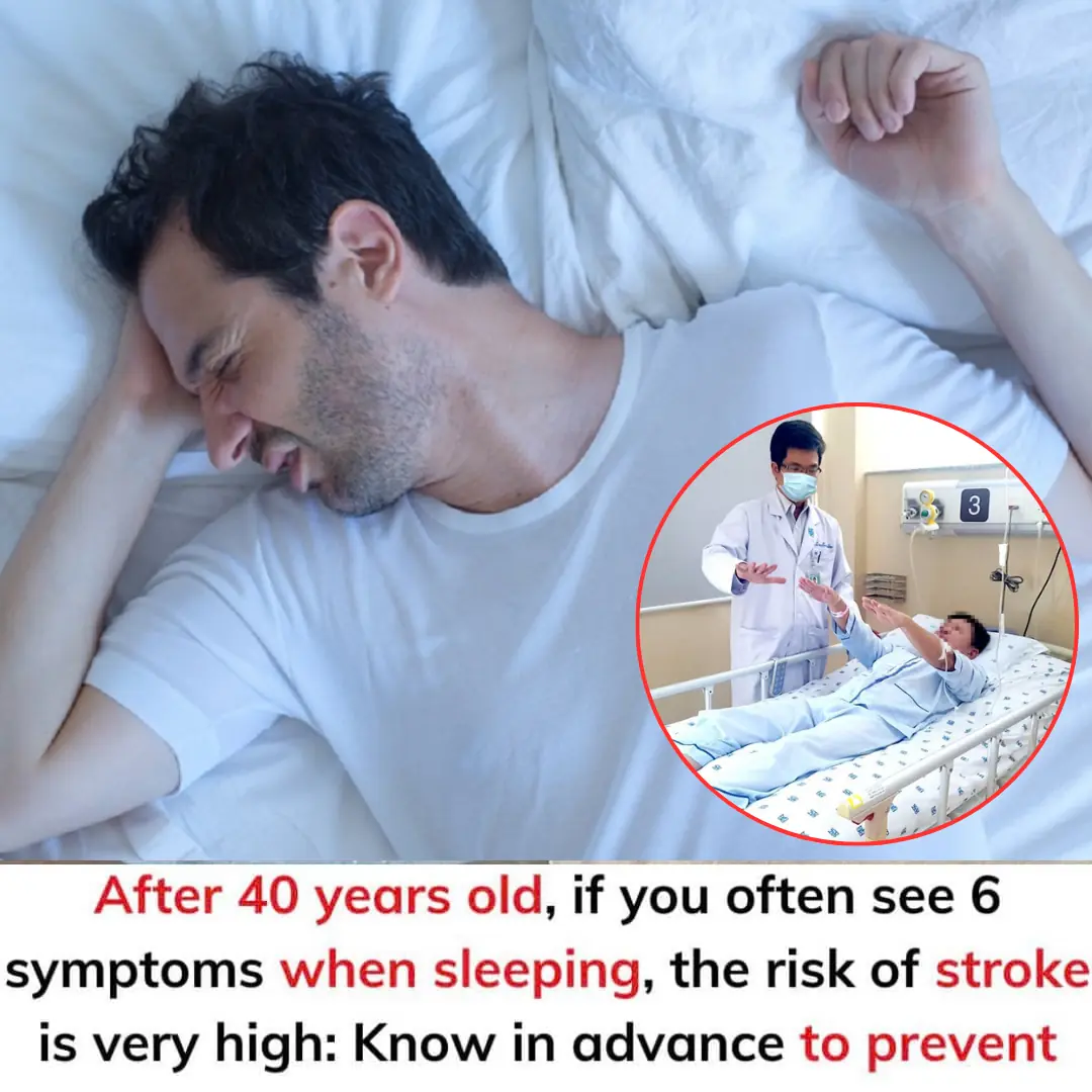 After 40 years old, if you often see 6 symptoms when sleeping