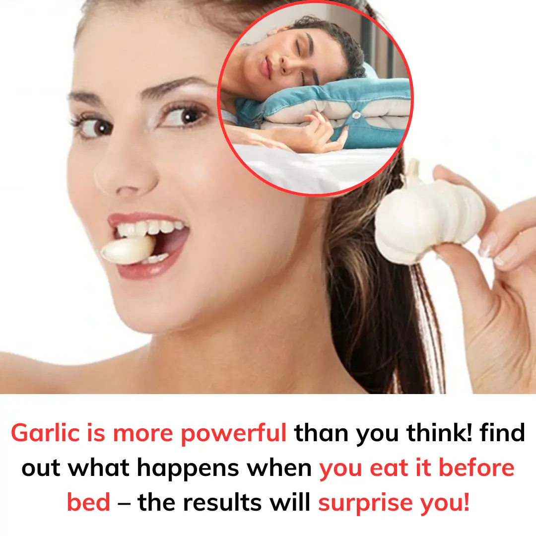 Ever tried garlic before bed