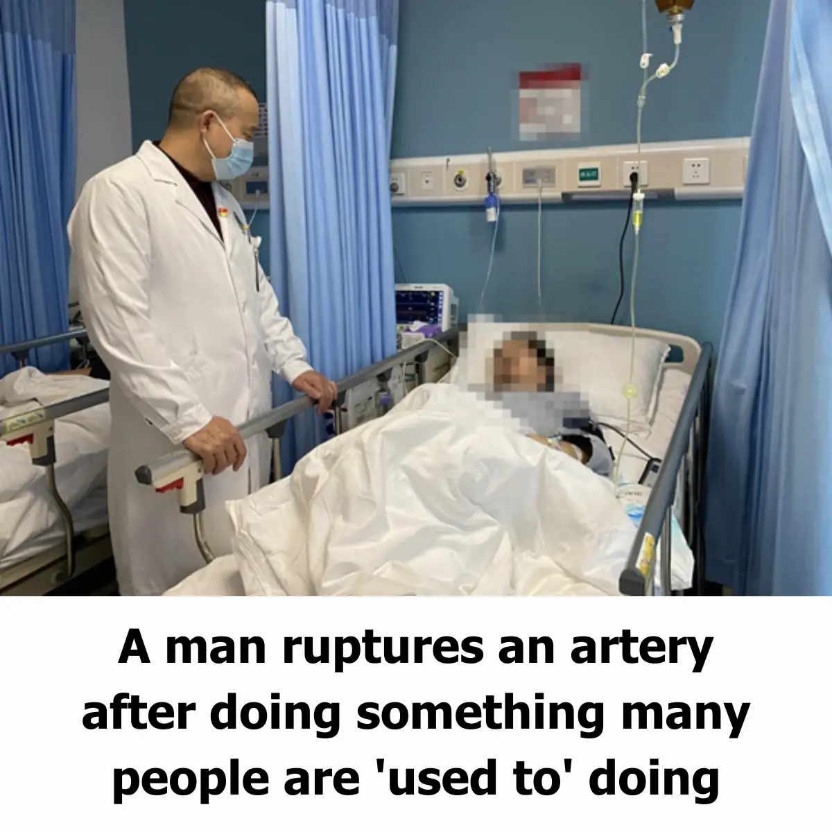 Title: "A Man Ruptures an Artery After Doing Something Many People Are 'Used to' Doing"