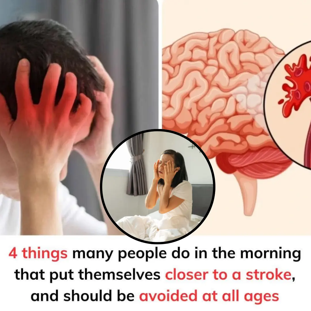 4 things many people do in the morning that put themselves closer to a stroke