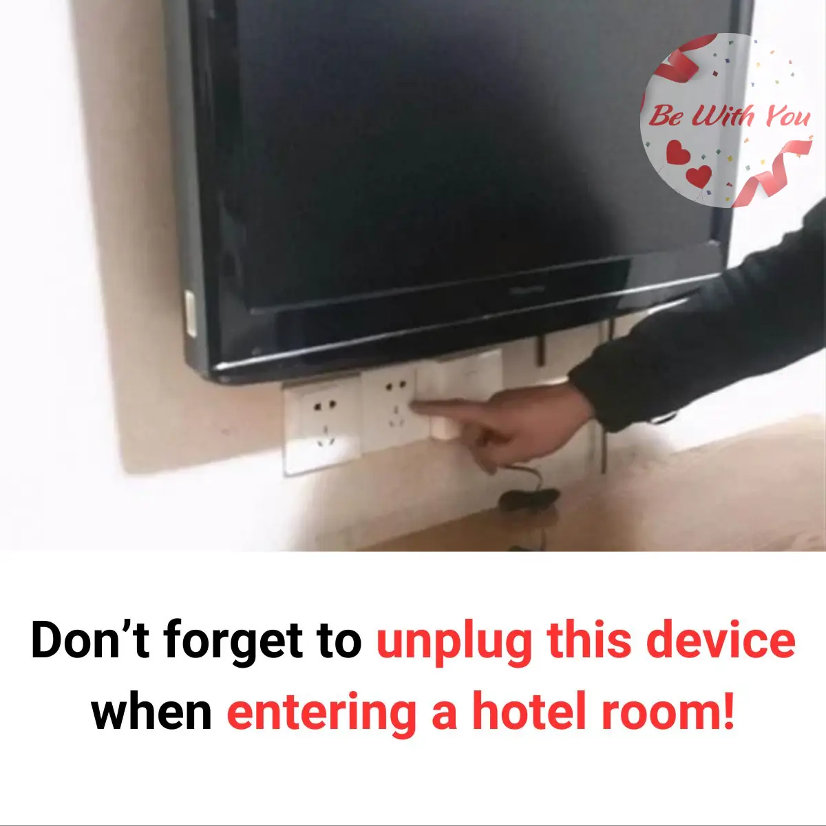 Don’t Forget to Unplug This Device When Entering a Hotel Room!