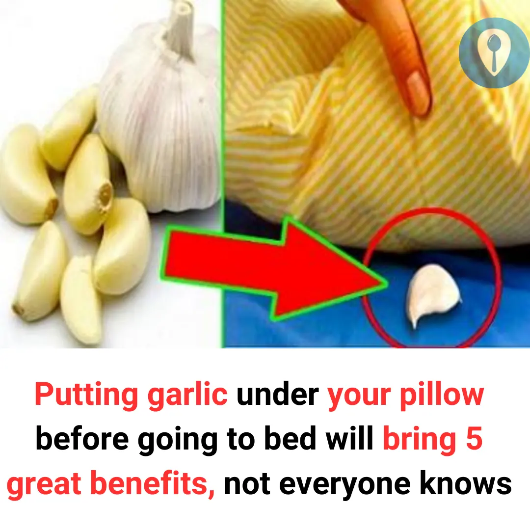 Putting garlic under your pillow before going to bed