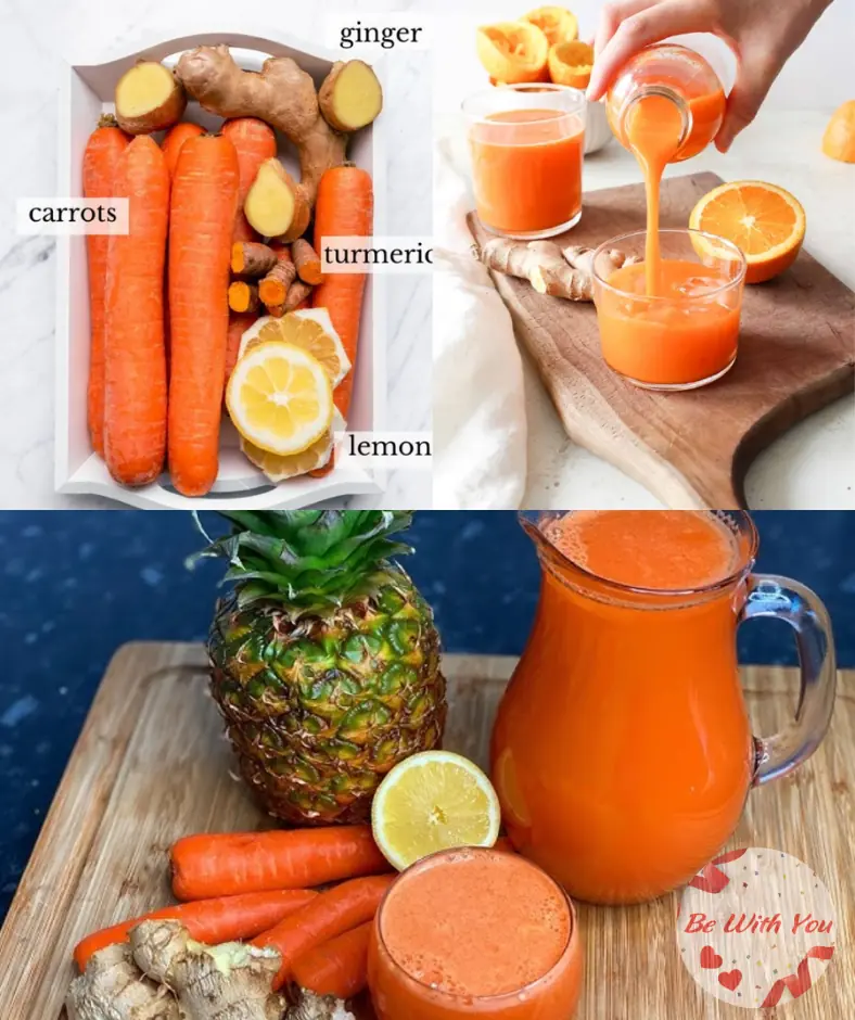 How to Make the Perfect Pineapple, Turmeric, Carrot, and Lemon Juice – A Powerful Homemade Immune Boost