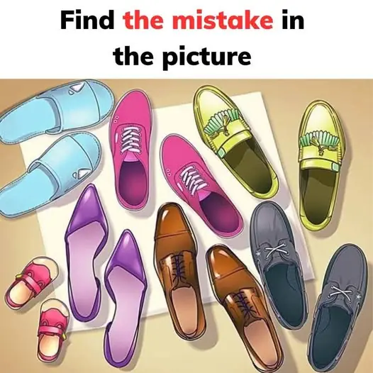 Who can find the mistake in 2 seconds?