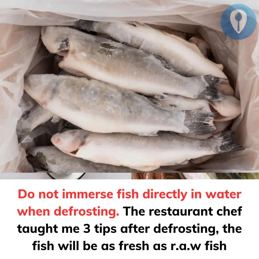 Do not immerse fish directly in water